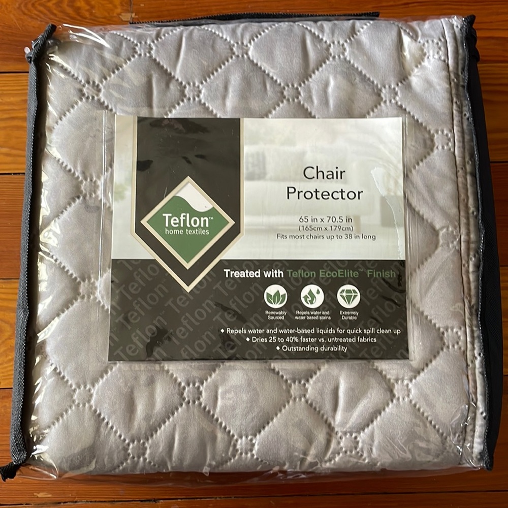 BNIP Gray Chair Protector- 65”x70.5”